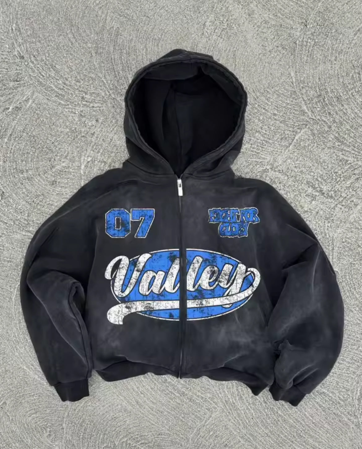 valley zip up hoodie